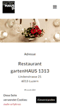 Mobile Screenshot of gartenhaus1313.ch